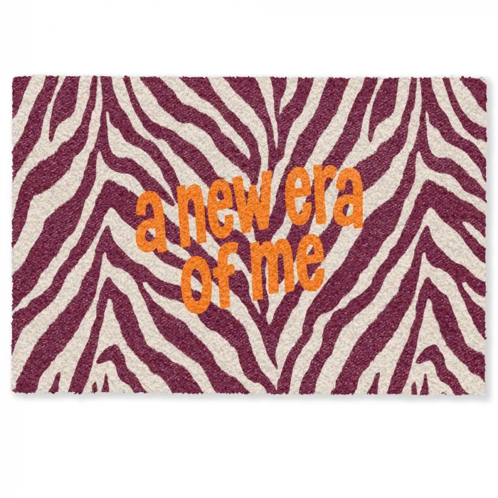 New era - Bordeaux - Zebraprint Deurmat klein -zkaufland3d