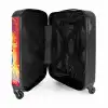 Roze Monstertruck Vliegt over het Asfalt Koffer - NBS - Handbagage middel -binnenkant
