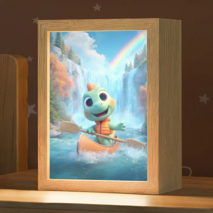 Dino - Natuur - Waterval Light Box met kabel klein -zzz_3d_website