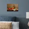 Tomaten - Olijfolie - Stilleven poster papier klein -sfeer2