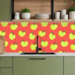 Appels - Modern - Groen keuken achterwand 2 middel 871 -sfeer3