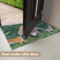 Tropisch - Jungle -  Groen Deurmat klein -USP_NL