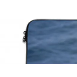 Zeemeeuw - Oceaan - Blauw laptophoes neopreen klein -detail