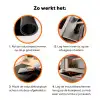 Peper - Rood - Zwart - Water - Groente Inductie beschermer vinyl 3mm klein -zzzzzzz-td-werking