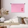 Yes you can do it - Rood - Roze Wandkleed katoen klein -sfeer1