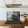 Marmer - Abstract - Goud - Grijs keuken achterwand spatscherm klein -sfeer2