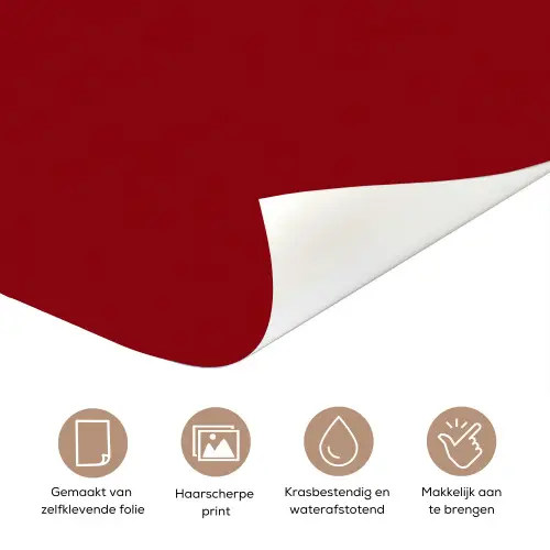 Love - Rood - Hatjes deurposter klein -closeup_NL