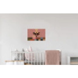 Illustratie - Vogel - Vlakken - Kleurrijk Muursticker klein -kinderkamer