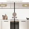 Grafisch - Patroon - Modern - Stippen keuken achterwand 2 middel 871 -voor-na2_NL