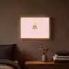 Grl pwr - Bliksem - Roze Light Box met batterij (Wandlamp) middel -sfeer4
