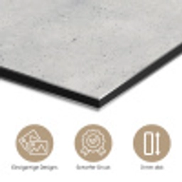 Grijs - Beton - Neutraal aluminium wit klein 46 -closeup_DE