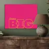 Minimalistisch - Roze - Dream big - Grafisch PET vilt klein -sfeer2