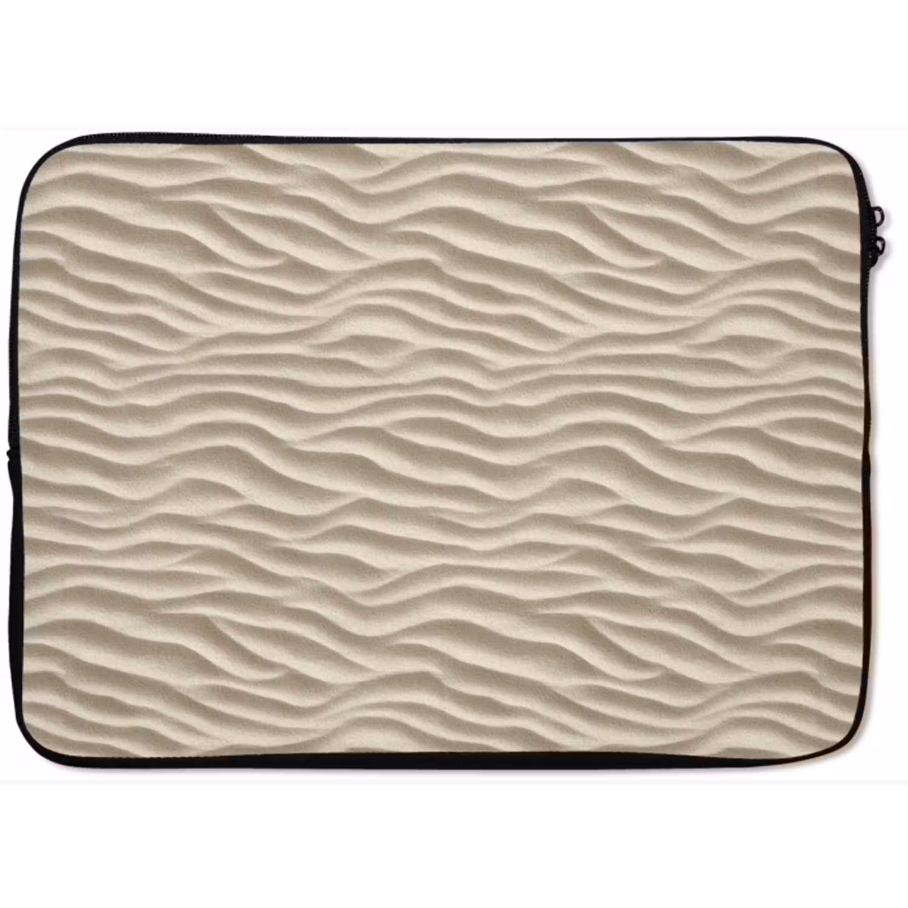 Zand - Golven - Beige laptophoes neopreen klein 279 -zkaufland3dotto