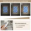 Vormen - Abstract - Blauw - Golven Light Box met kabel (Tafellamp) klein -USP_dimbaarNL