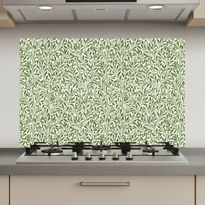 Botanisch - Takken - Groen keuken achterwand spatscherm klein 900 -3d_website