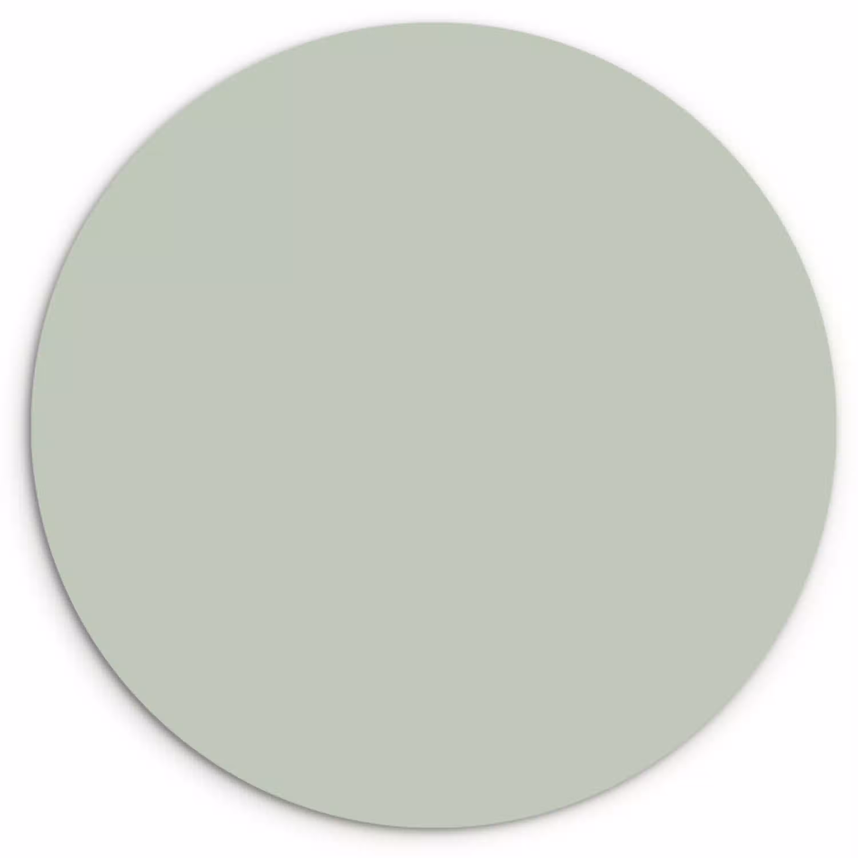 Frosted - Mint - Groen Wandcirkel kunststof plaat 5mm dik klein 188 -3d