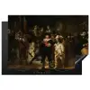 De Nachtwacht - Kunst - Oude meesters - Rembrandt Inductie beschermer vinyl 3mm klein -3d