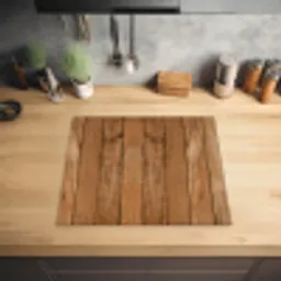 Natuurlijk Eikenhout Inductie beschermer vinyl 3mm middel -sfeer5