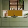 Goud - Luxe - Interieur keuken achterwand 2 middel 871 -sfeer3