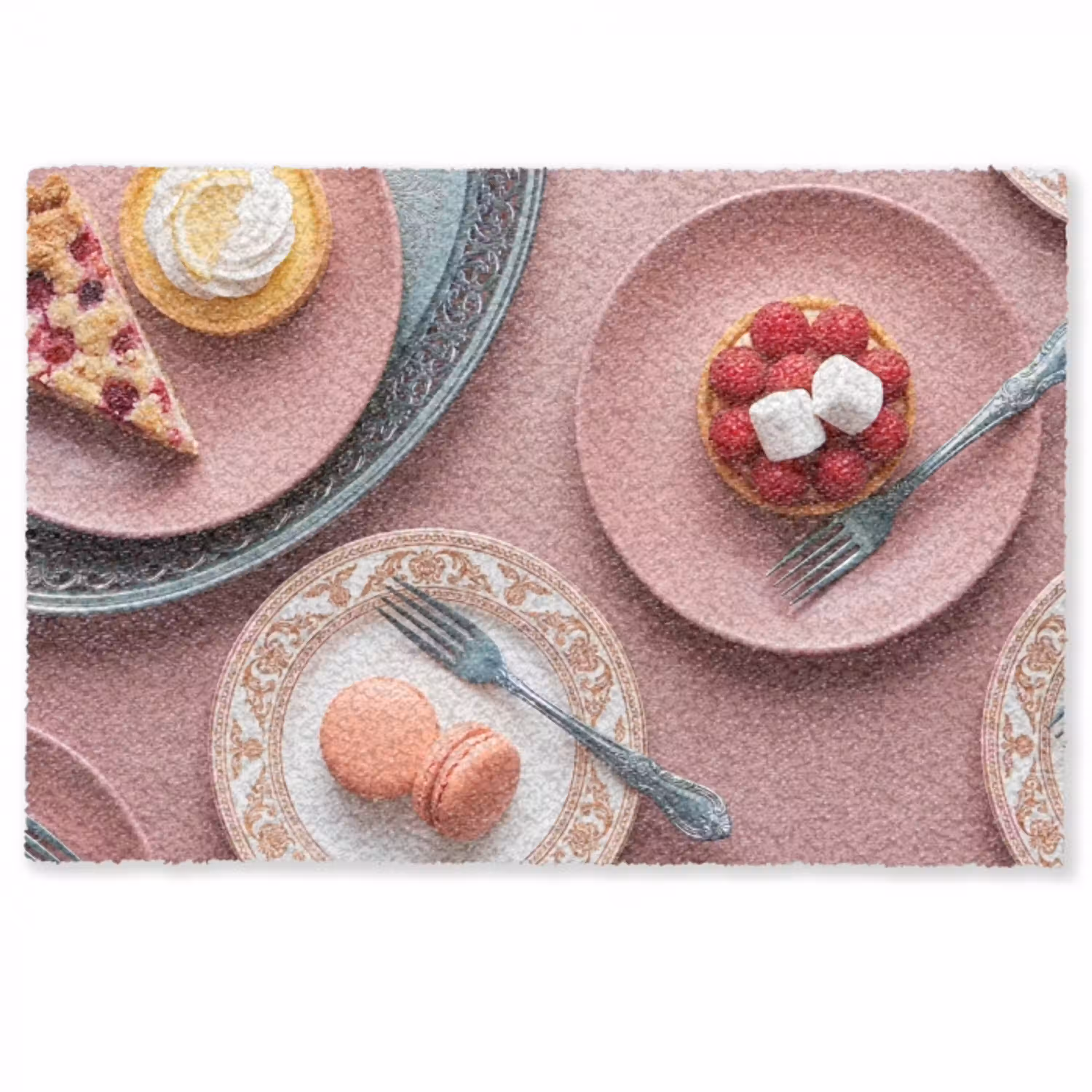 Dessert - Taart - Gebak - Zoet - Roze Deurmat klein -zkaufland3d