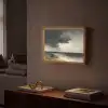 Kust - Golven - Rots - Storm Light Box met batterij (Wandlamp) middel -sfeer1