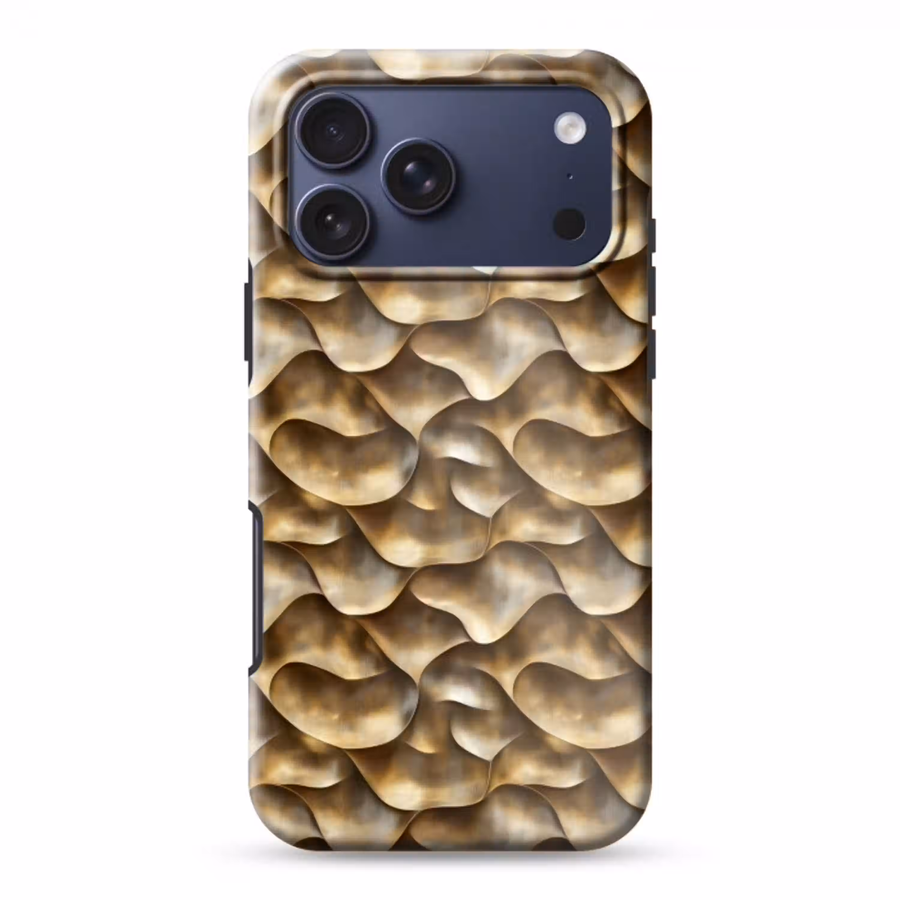 Abstract - Antiek - Goud Toughcase MagSafe Apple iPhone 17 Pro Max klein 1019 -3d