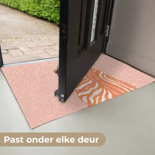 Meisje - Deken - Gestreept - Oranje Deurmat klein -USP_NL