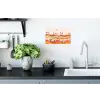 Abstract landschap - Palmbomen - Kleurrijk Muursticker klein -keuken