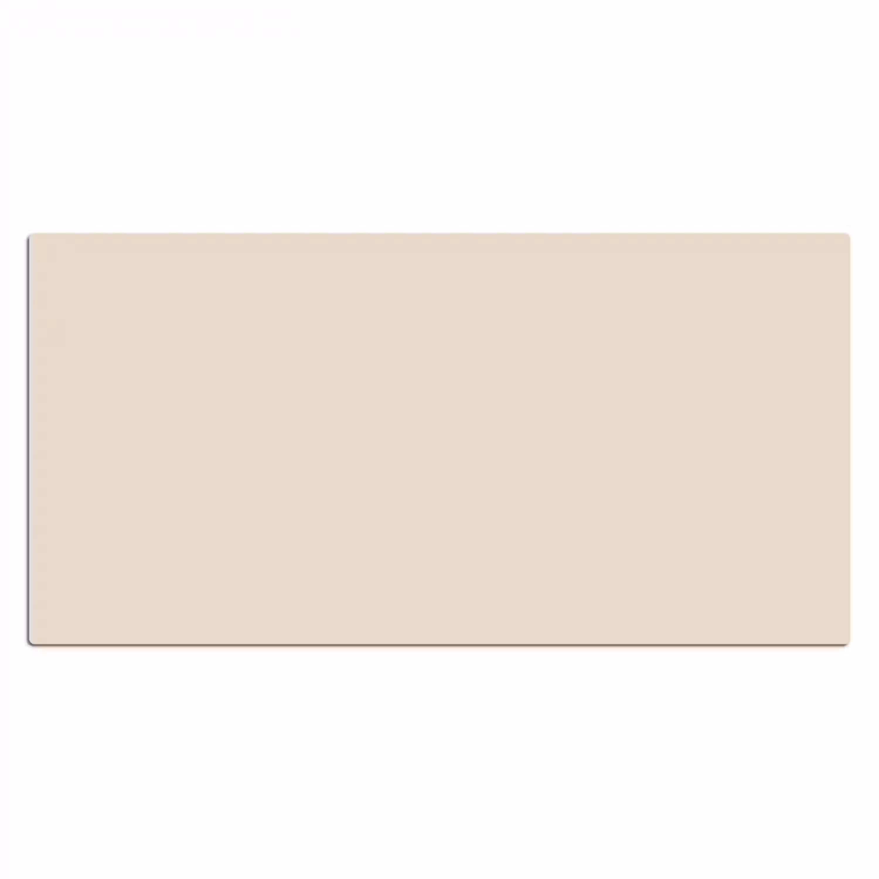 Beige - Effen kleur Muismat XXL klein -3d_leeg