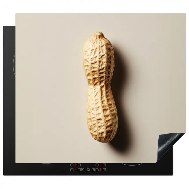 Pinda - Ruw - Beige Inductie beschermer vinyl 3mm middel -3d