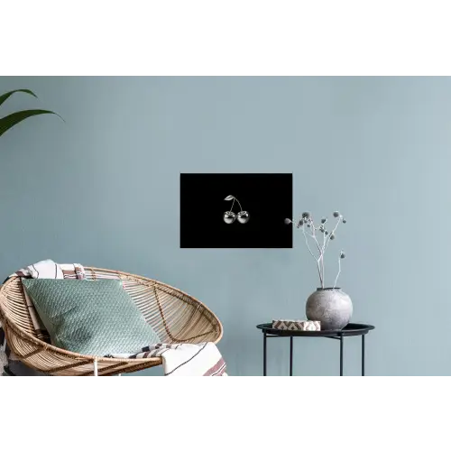 Kers - Luxueus - Metallic Muursticker klein -plant
