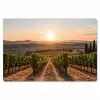Wijngaard - Zonsondergang - Landschap Placemat vinyl groot -zzsfeer1_Kitchenyeah-website