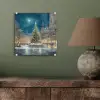Kerstnacht - Stadsplein - Meerkleurig plexiglas 5mm klein -sfeer3