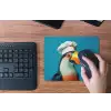 Toekan - Papegaai - Vogel - Koksmuts muismat rubber klein -toetsenbord