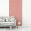 Plaid - Patroon - Visgraad - Roze fotobehang vinyl groot 64 -woonkamer