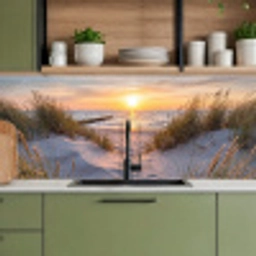 Strand - Zonsondergang - Natuur - Landschap keuken achterwand 2 middel -sfeer3