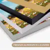 Bloemenweide - Blauw - Lucht - Kleuren Textielframe zwart klein -USP_kleurenNL
