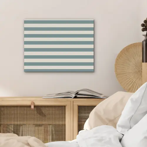Strepen - Modern - Blauw PET vilt klein 837 -sfeer3