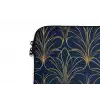 Deco - Waaier - Blauw laptophoes neopreen klein 279 -detail