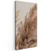 Gedroogd pampasgras dichtbij Tuinposter op houten frame 2 cm dik xxl -3d