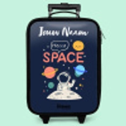 Astronaut - Quote - Planeten - Sterren Kinderkoffer - Zwart klein -zzz_website3d_nbs2