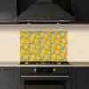 Sinaasappels - Bladeren - Kleurrijk keuken achterwand spatscherm klein 900 -sfeer1