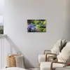 Hortensia- Park - Pad Tuinposter op houten frame 2 cm dik klein -sfeer1