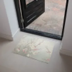 Kersen - Bloesem - Groen Deurmat klein -sfeer5