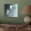 Kristal - Bloemen - Grijs aluminium wit klein -sfeer2