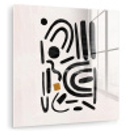 Abstract - Kunst - Vormen - Zwart plexiglas 5mm klein -zzzproduct_nieuw