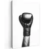 Bokshandschoen - Zwart - Hand Tuinposter op houten frame 2 cm dik klein -3d