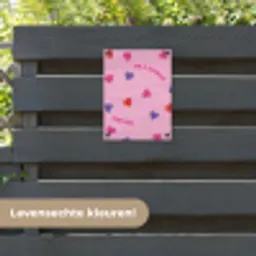 Lolly - Valentijn - Illustratie - Snoep tuinposter los doek klein -sfeer3