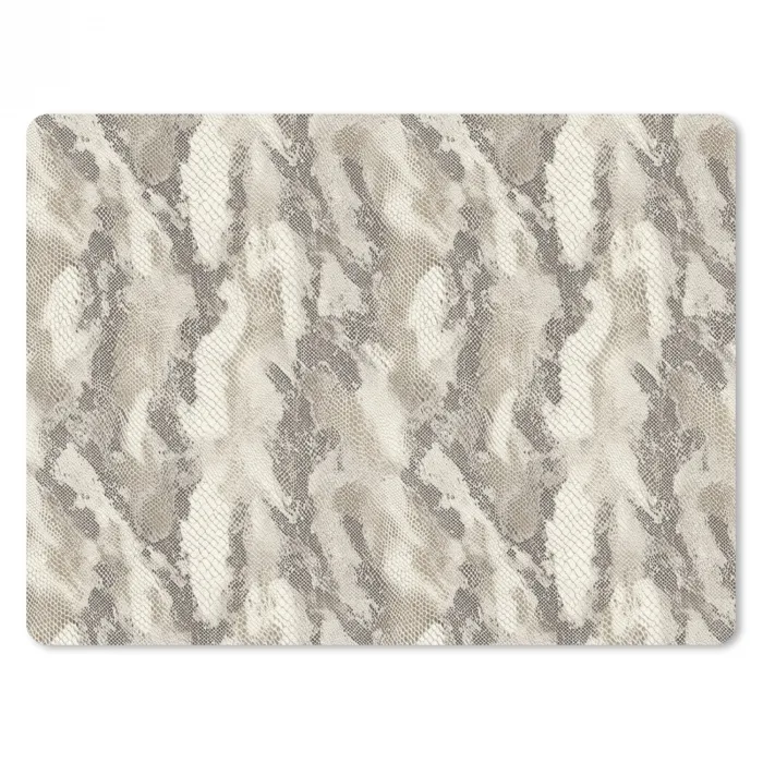 Slang - Patroon - Taupe muismat rubber klein 262 -3d