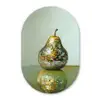 Fruit - Disco - Art - Glitter Wandcirkel Ovaal Glas middel -3d